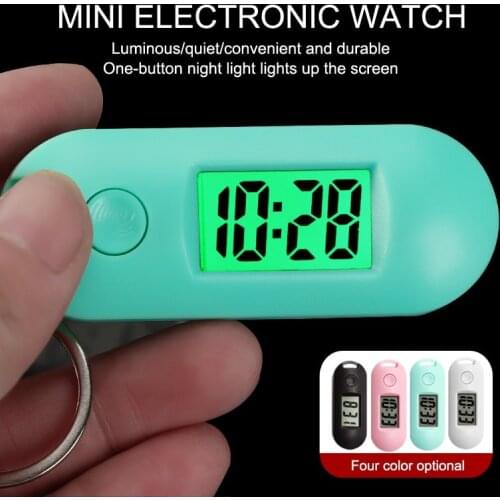 LED Mirror Digital MINI Alarm Clock Snooze Table Clock Wake Up Mute Calendar Dimmable Electronic Desktop Clocks Home Decoration