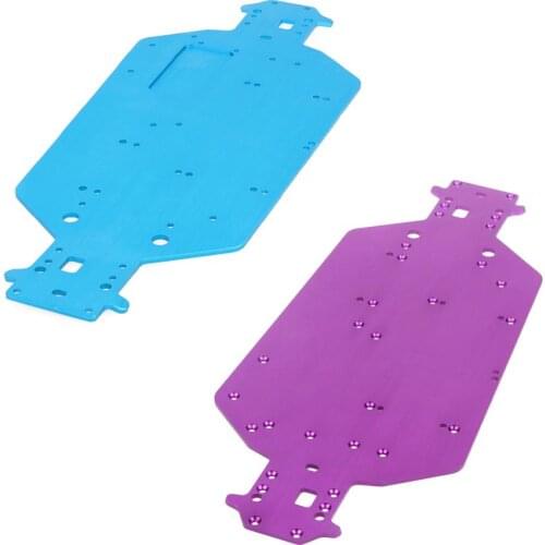 HSP 04001 03601 Aluminum Alloy Metal Chassis 1/10 Upgrade Parts For Buggy Monster Bigfoot Truck 94107 94170 94118 94111