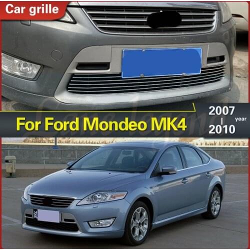 For Ford Mondeo MK4 2007 2008 2009 2010 Auto Radiator Centre Bumper Grille Panel Cover Car Grill Panel Trim Car Styling