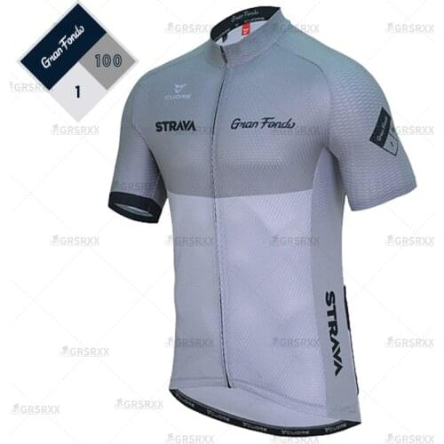 STRAVA Cycling Jersey Premium Short Sleeve 2021 Summer Team Cycling Shirts Male Anti- UV Mountain Bike Downhill Bicycle Clothes