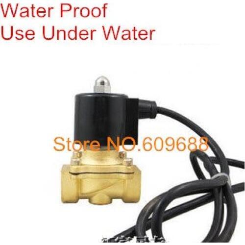 2A-20 Electronic Solenoid Valve Water Proof Use Under Water DN20 3/4"