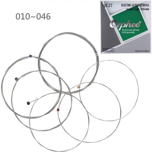 Guitar string 6Pcs/lot Electric Guitar String Normal Light 010-046 Bright Tone Nickel Alloy String