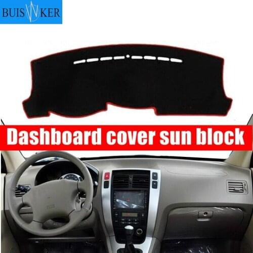 Car Styling Dashboard Cover Mat Pad Sun Shade Instrument Protect Carpet Accessories For Hyundai Tucson 2005 2006 2007 2008 2009