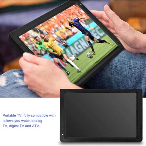 LEADSTAR 12inch Car Digital TV 1080P Mini 16:9 LED Handheld DT/T2 Digital Analog Portable TV Television Player for Home Car 2