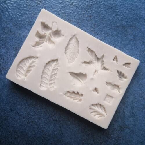 Leaf Maple Leaf Clover Sugar Cake Silicone Mold Diy Chocolate Mold Kitchen Liquid Cake Baker A1350