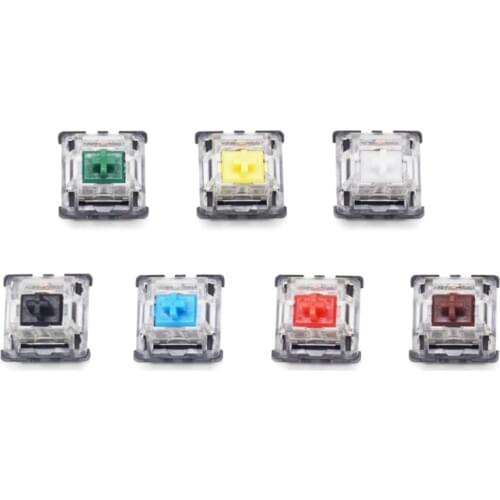 2020 New Gateron mx switch 5 pin Switches RGB SMD 5pin Axis Compatible for Cherry MX mechanical Keyboard diy Switches Yellow Red
