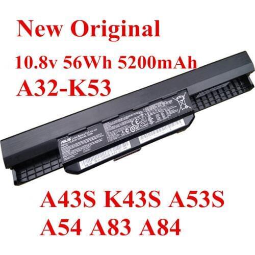 New Original Laptop replacement Li-ion Battery for Asus A43S K43S A53S A54 A83 A84 K53S K54 K84 X54H P43 P53 X43B X44H X53