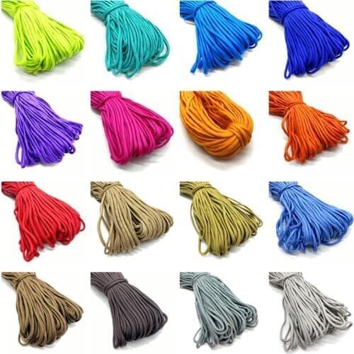 5Yards/Lot 4mm Parachute Cord Lanyard Rope Mil Spec Type One Strand Climbing Camping Survival Equipment Paracord