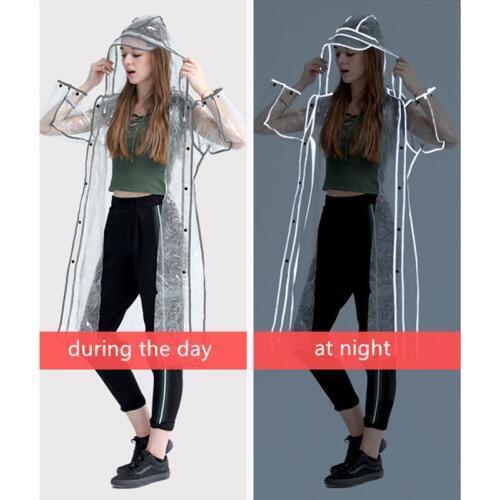 Cloak ladies long raincoat women female belt rain coat phoco waterproof travel trench Chubasqueros Fashion show