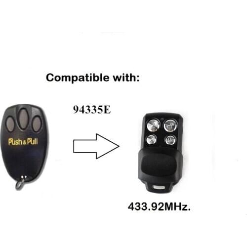 The remote for 94335E 94334E garage remote control 1A6518 84335E 84335EML gate door opener 433.92MHz free shiping
