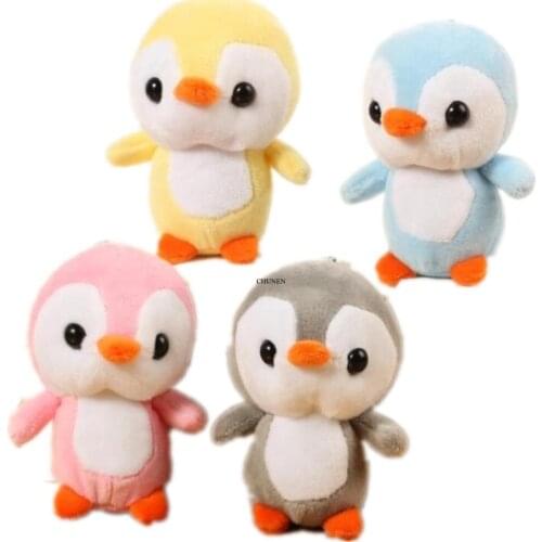 Size 10CM Approx. Animal Penguin Plush Stuffed TOY , Key Chain Gift DOLL