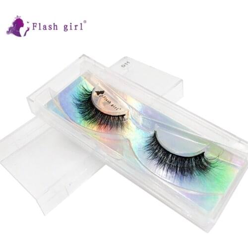 Most Popular Factory Price 100% Handmade Cruelty Free 3D Real Mink Eyelashes Natural Thick Long Eye Lashes Extension D11