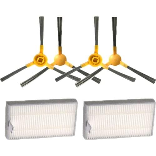 Replacement Side Brush & HEPA Filter for ABIR X5 X6 X8 Robot Vacuum Cleaner Spare Parts Home Household Accessories
