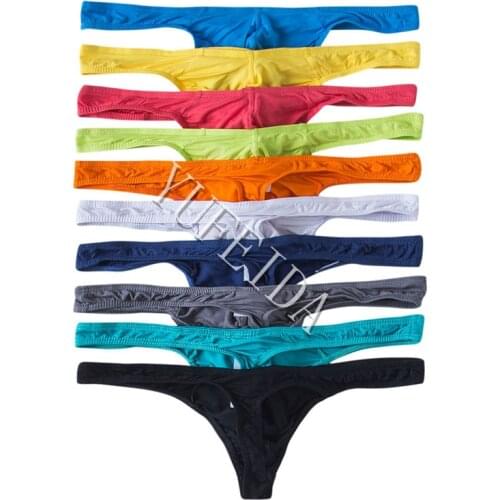 High Quality Mens Modal Underwear G-Strings & Thongs Modal Men Solid String Shorts Underwear Jockstrap Underpants for Men
