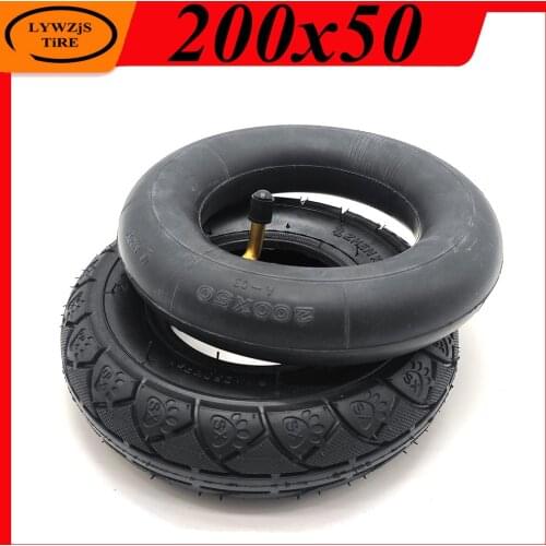 High Quality 200x50 Inner and Outer Tyre 8 Inch Inflatable Wheel Tire for Electric Scooter, Wheelchair Parts