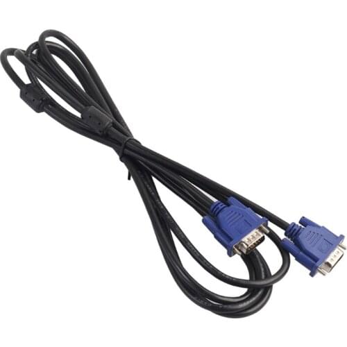 1.5/3/5/10m VGA 15 Pin Male To Male Extension Cable For PC Laptop Projector HDTV