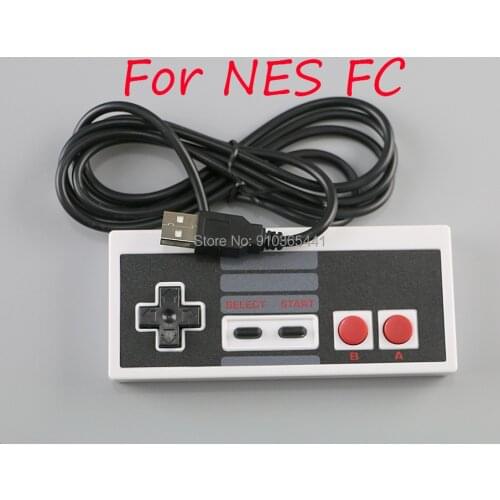 10pcs Wired USB For NES Gamepad PC/USB/NES Computer Video Game Mando Handle Retro USB For NES Joystick Controle Manette