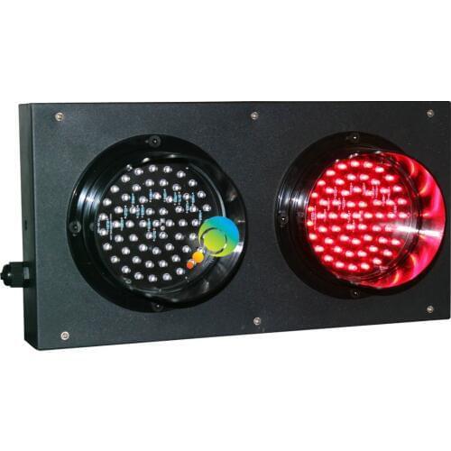 125mm High brightness red green LED traffic signal cold-rolled plate housing traffic light