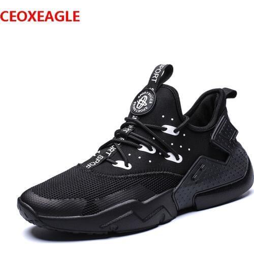 2018 Men Shoes Summer Sneakers Outdoor Breathable Casual Shoes Couple Lover Fashion Lace up Mens Mesh Flats Shoe Big Plus Size