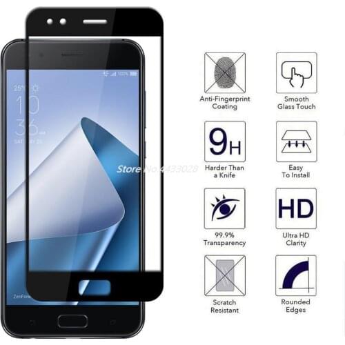 3D FUll Cover Tempered Glass For Asus Zenfone 4 ZE554KL Screen Protector For Zenfone 4 Max ZC554KL Selfie Pro ZD552kl film glass