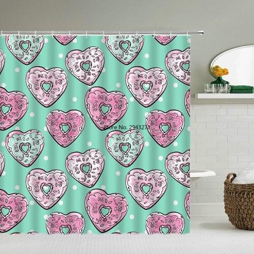 Cartoons Alpaca Cat Printed 3d Bath Curtains Waterproof Polyester Fabric Washable Bathroom Shower Curtain With Hook Child Screen