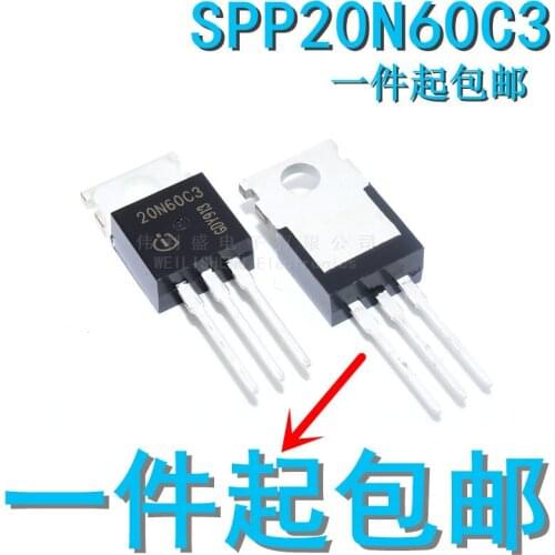 10PCS/LOT Imported New 20n60c3 MOS Field Effect Transistor Small Volume Spp20n60c3 Fqpf20n60c