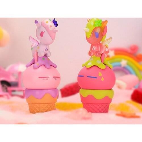 6 Pcs/Lot Blind Box Toys Tokidoki Bag Unicorno Ice Cream Blind Box Guess Bag Caja Ciega Blind Bag Toys Anime Figures Girls Gift