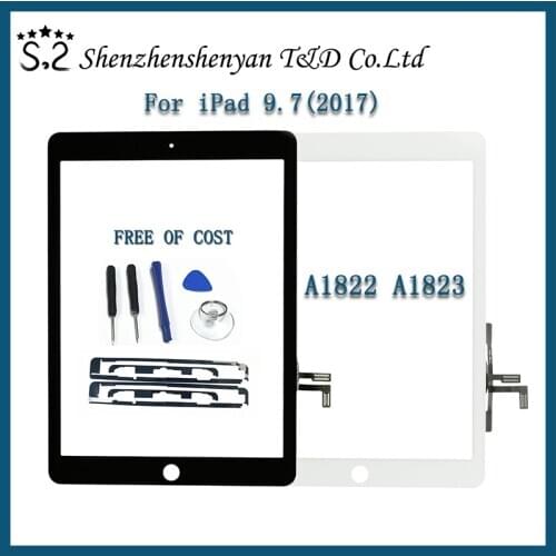 9.7" New 2017 A1822 A1823 Touch Screen Replacement For iPad 5 5th Generation Digitizer Outer LCD Panel Front Glass