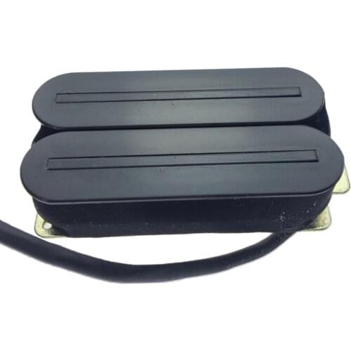 Black Double Track Pickup Copper Baseplate Replacement for Electric