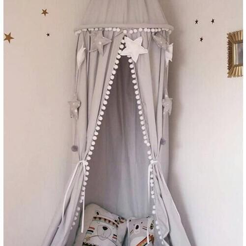 Kids Mosquito Net Dome Bed Canopy Sweet Style Kids Playing Tent Hanging House Decoration Children crib Bedroom Mosquito Netting