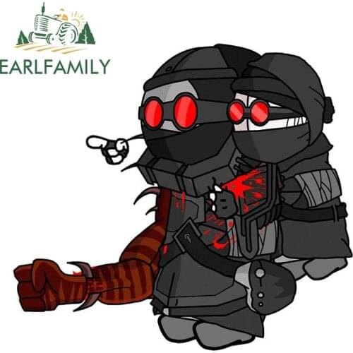 EARLFAMILY 13cm x 11.8cm MADNESS COMBAT Car Sticker Windshield Waterproof Surfboard Game Custom Printed Vinyl Decal