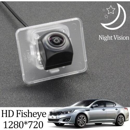 Owtosin HD 1280*720 Fisheye Rear View Camera For Kia Optima/Kia K5 2010 2011 2012 2013 2014 2015 Car Vehicle Parking Monitor