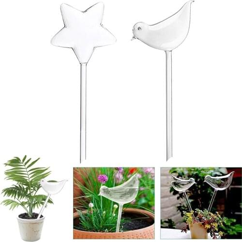 Drip Irrigation Automatic Watering Lovely Modelling Little Bird Star Self Watering Device Gardening Tools for Potted Home Garden