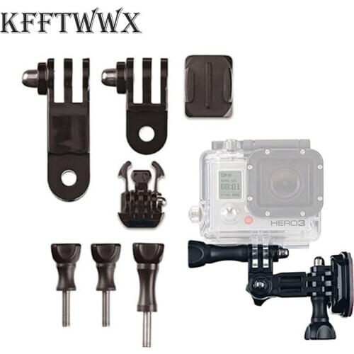 KFFTWWX Helmet Mounts for Gopro Hero 9 8 7 6 5 4 Screw Tripods for Go Pro YI 4K SJ4000 EKEN H9 H9R DBPOWER AKASO Action Camera