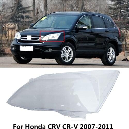 CAPQX 1PC For Honda CRV CR-V 2007-2011 Front Headlamp Headlight Lampcover Lampshade Waterproof Bright Lamp Shade Shell Cover Cap