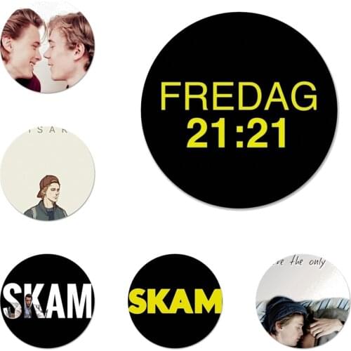 Norwegian tv SKAM Badge Brooch Pin Accessories For Clothes Backpack Decoration gift