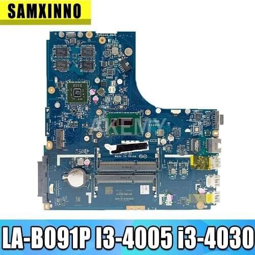 New Mainboard For Lenovo Ideapad B50-70 Laptop Motherboard ZIWB2/ZIWB3/ZIWE1 LA-B091P I3-4005 i3-4030 2GB GPU