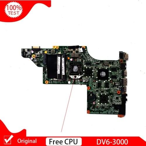 Original 603939-001 631082-001 For HP PAVILION DV6-3000 DV6Z-3100 dv6-3152sl NOTEBOOK DV6-3000MB DA0LX8MB6D1 DA0LX8MB6E1