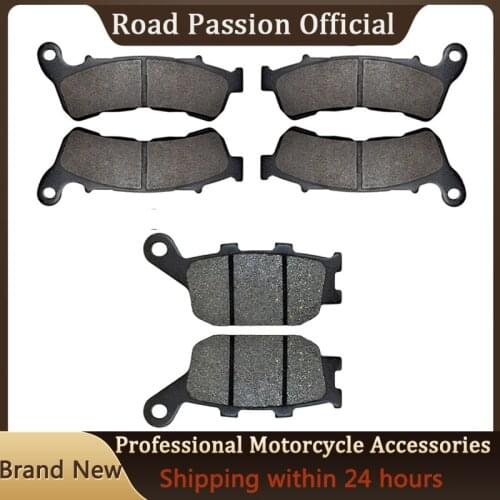 Road Passion Motorcycle Front & Rear Brake Pads For HONDA XL 700 Transalp 08-11 CB 600 CB600F Hornet 07-12 NC 700 NC700 2012-13