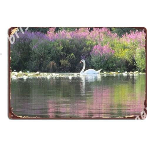 Bathed In Lavender Metal Signs Wall Decor pub Garage personalized pub Tin sign Posters