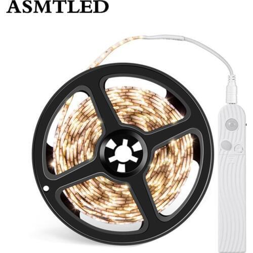 PIR Motion Sensor LED Lights For Kitchen LED Under Cabinet Light Bed side Stairs Wardrobe Night Security Lamp Battery Power Lamp