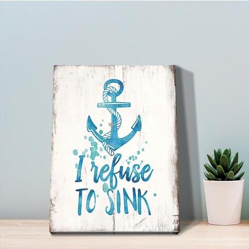 Inspirational Nautical Wall Art Print Canvas Painting Posters and Prints Wall Pictures Framed Home Decor
