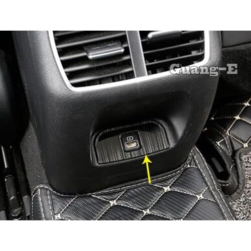For Hyundai Sonata DN8 10Th 2020 2021 Car Styling Garnish Cover Inner Internal Trim Stick Rear Air Conditioning Outlet Vent