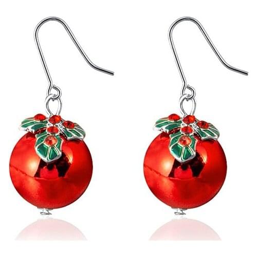 New Trendy Statement Christmas Tree Earrings For Women Santa Claus Snowman Drop Earrings Jewelry Girls Christmas Gifts Wholesale