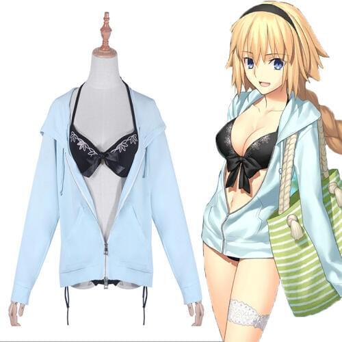 Game Fate EXTELLA 3th Cosplay Costume Jeanne d Arc Alter Cosplay Saber Swimsuit Halloween Carnival Party Women Cosplay Costumes