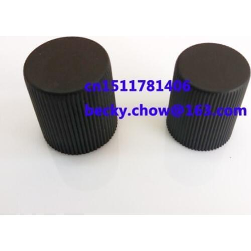 10pair)Auto air conditioning valve cap,refrigerant valve plastic dust cap sealing cover R134a valve core needle valve cover
