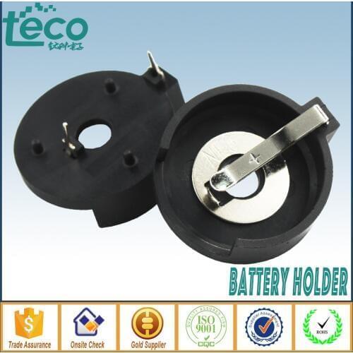 10PCS CR2477 Battery Button Cell Holder Socket Case Black Rohs TBH-CR2477-01