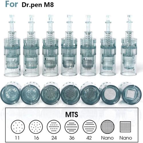 10pcs Dr.Pen M8 Replacement 11/16/24/36/42/Nano Needle Cartridges Authentic Professional dermapen Skin Care
