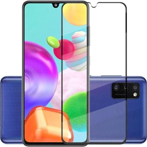 For Glass Samsung Galaxy A41 Tempered Glass Screen Protector HD Full Glue Phone Film Protective Glass on For Samsung Galaxy A41