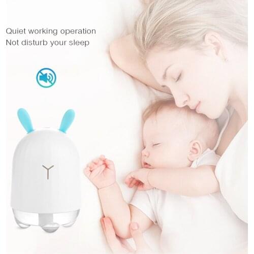 220ML Electric Air Humidifier USB Night Light Nano Atomizer Mute Diffuser Air Moisturizing Diffuser Anti-drying Moisturizer 41D